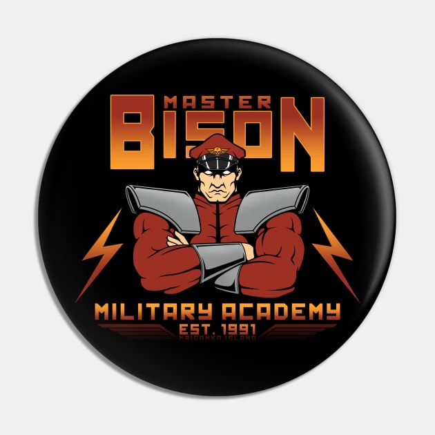 Bison Military Academy Pin by pigboom