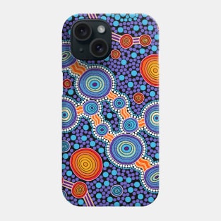 Aboriginal Art - The Journey 2 Phone Case