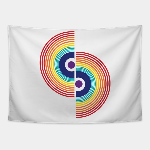 rainbow Tapestry by teemarket