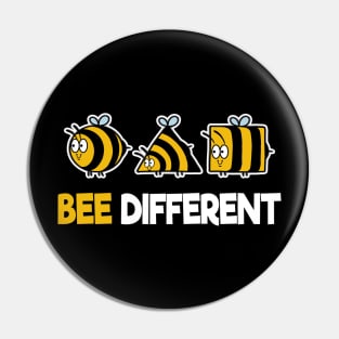 Bee Different Bees Beekeeper Cute Honey Individual Pin