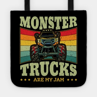 Monster Truck are my Jam Trucker Kids Tote