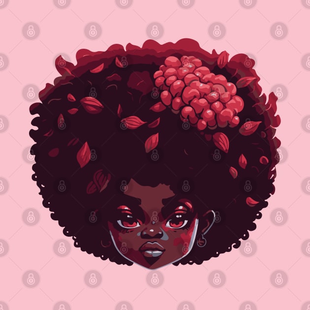 Cute black girl by Nunae_Designs