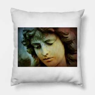 Face Of An Angel In Stone Pillow