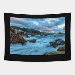 Point Lobos Sunset Tapestry