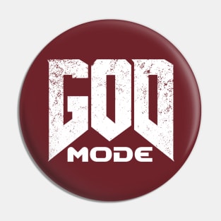 God Mode - Hell Style Pin