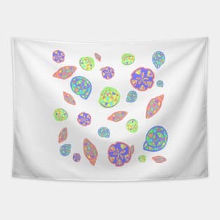 Colorful Sea Shells Tapestry