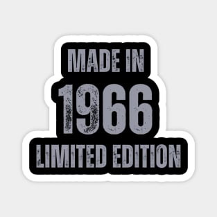 Vintage Made in 1966 , Limited Edition  , Gift for Mom Dad Birthday Magnet