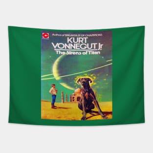 Sirens of Titan by Kurt Vonnegut - Kazak Cover Tapestry