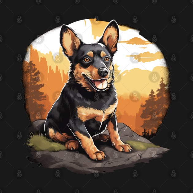 Lancashire Heeler Cute Gifts For Dogs Lover by AdawiArt