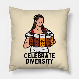 Celebrate Diversity - Beer Pillow