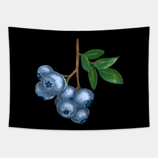 Juicy Blueberries Tapestry