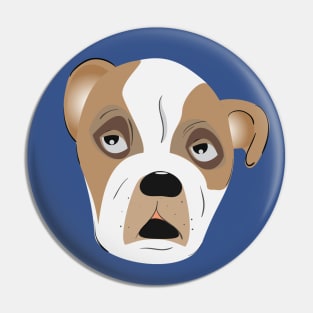 Bulldog puppy Pin