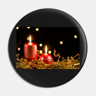 Christmas candles Pin