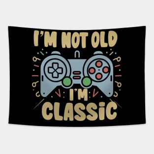 Classic Controller I'm Not Old I'm Classic Retro Gamers Tapestry