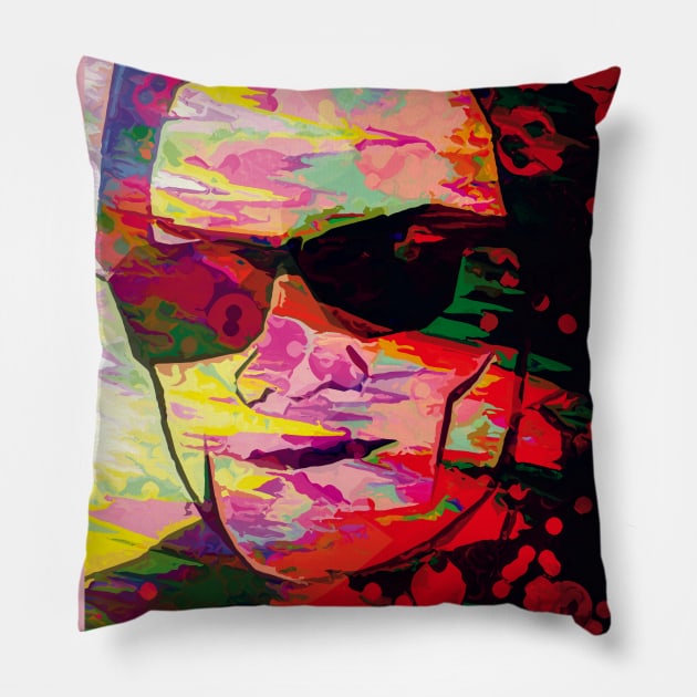 Pier Paolo Pasolini - Colors Pillow by Exile Kings 