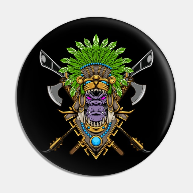 Aztec Warrior 1.4 Pin by Harrisaputra