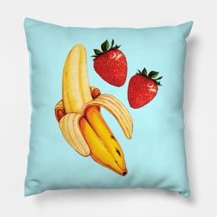 Strawberry Banana Pillow