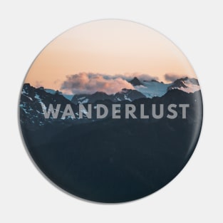 Wanderlust; Clouds covering hurricane ridge mountains Pin