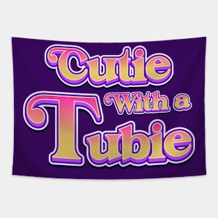 Cutie With A Tubie Feeding Tube Awareness G-button G-tube Tapestry