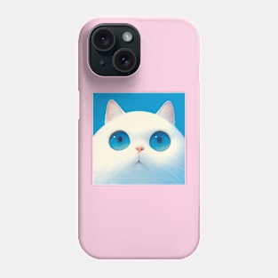 Curiosity in Blue II Phone Case