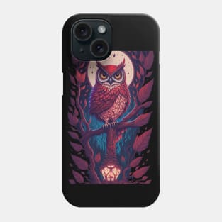 tarrot owl Phone Case