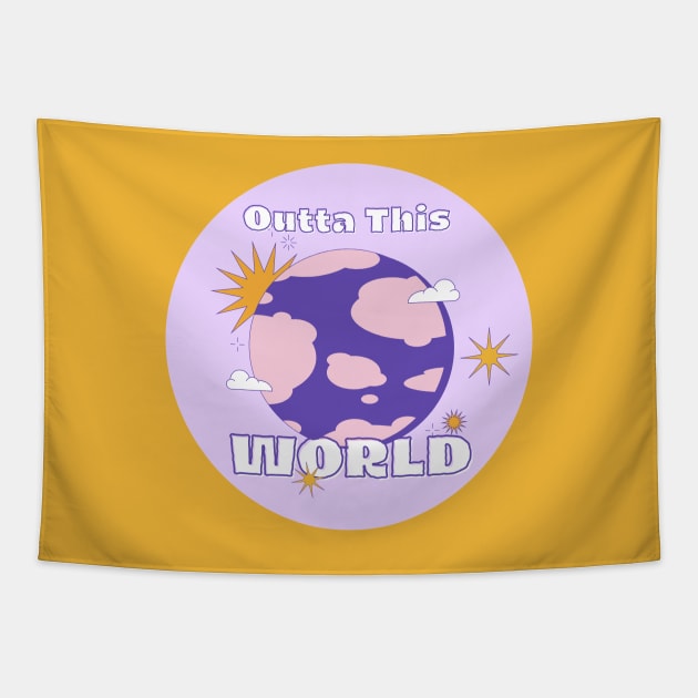 Outta This World Tapestry by Lasso Print