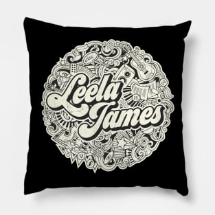 Vintage Circle - Leela James Pillow