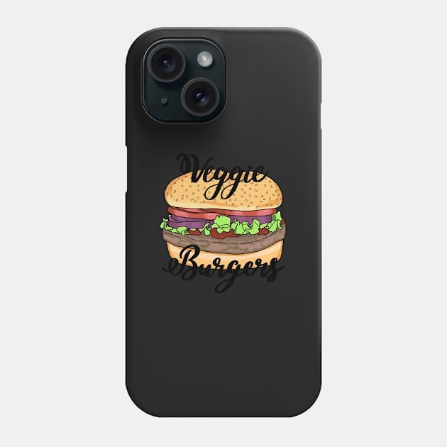 Veggie burgers Phone Case by NicoleHarvey