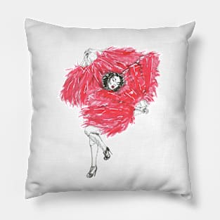 Fan dancer Pillow