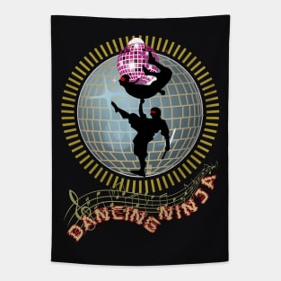 Dancing Ninja 2 - Funny Ninja Tapestry