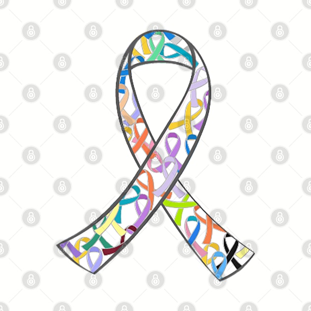 Awareness Ribbon - All Cancers by CuteCoCustom