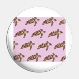 Amazing Hawksbill Turtle Pin