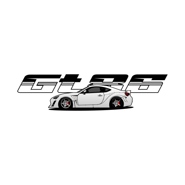 Gt 86 white tshirt by rclndsgn