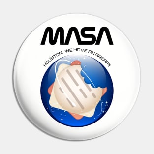 Masa Arepa Logo Pin