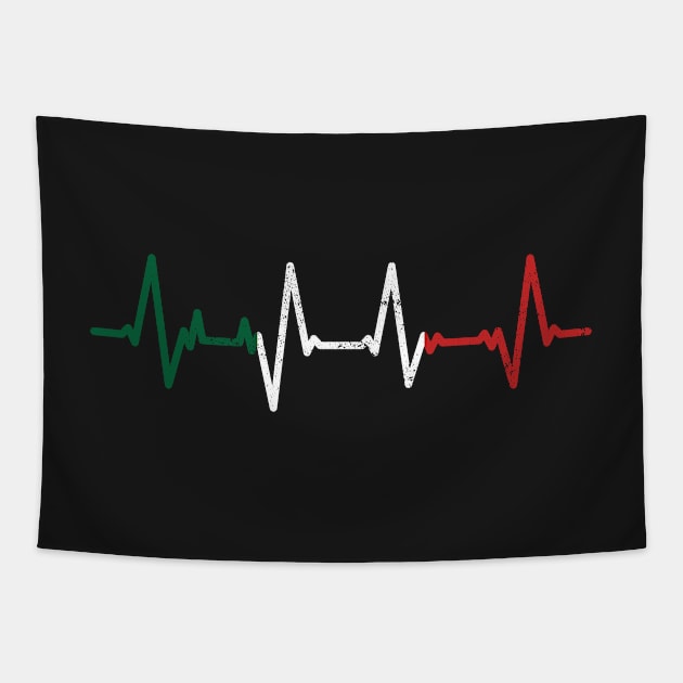 Italian Heartbeat Tapestry by zeno27