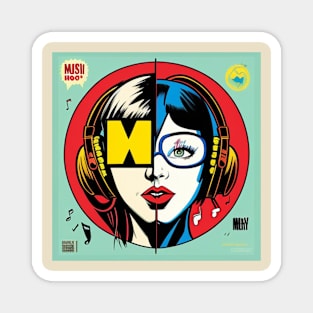 Pop Art Vinyl LP Face Off Magnet