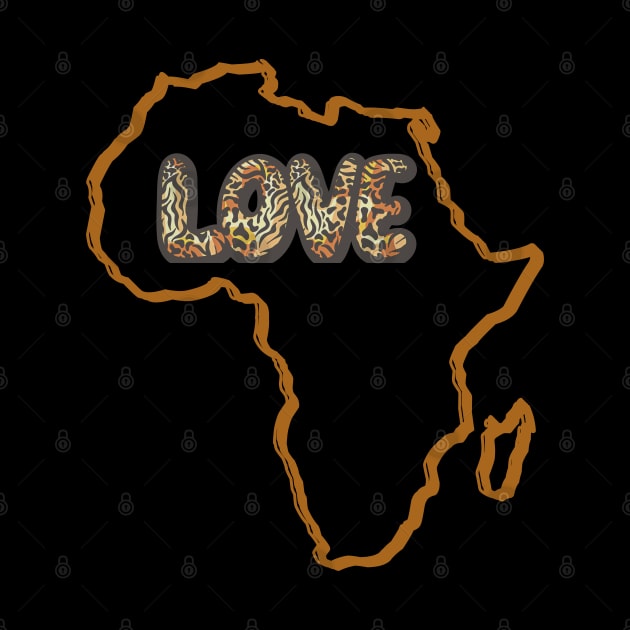 Africa Continent - brown LOVE by H.E.R.  World 