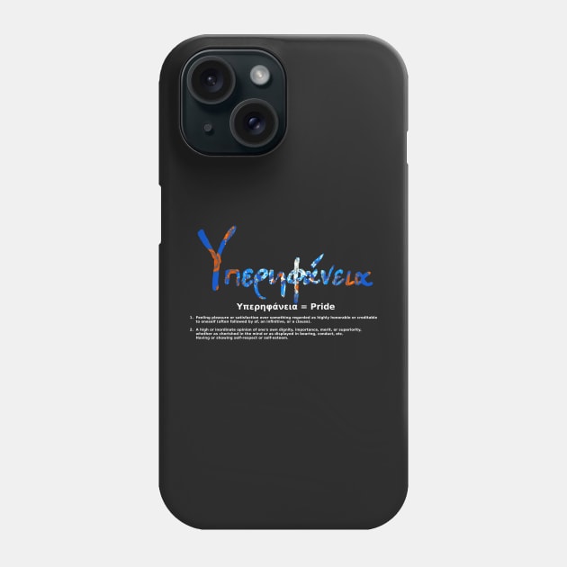 GREEK PRIDE Phone Case by joancaronil