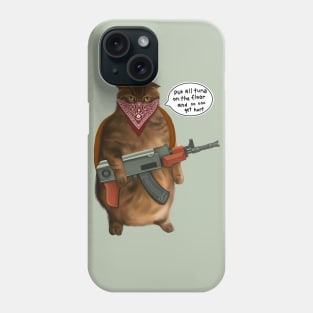 Fat cat robbers Phone Case