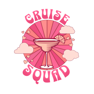 Hot Pink Cruise Squad Vacation T-Shirt