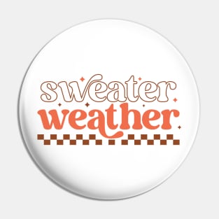 Sweater Weather Pin