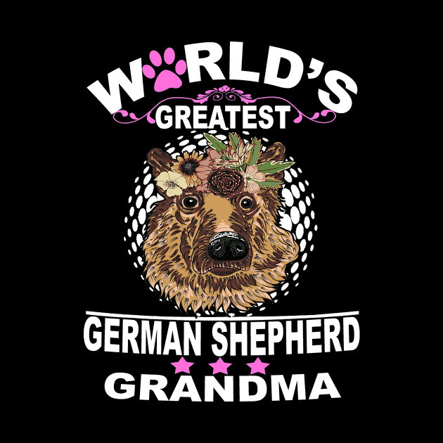 World's Greatest German Shepherd Grandma by Ravens