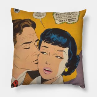 Vintage "Romantic Adventures" Cover Pillow