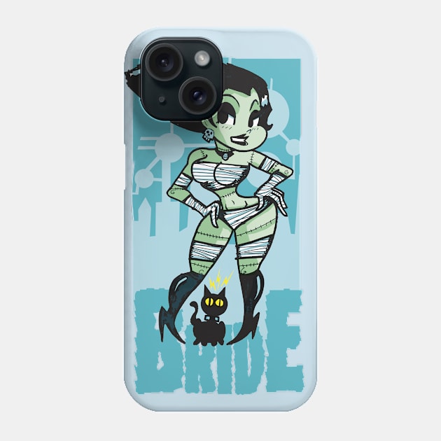 Bride of Frankenstein! Phone Case by edbot5000