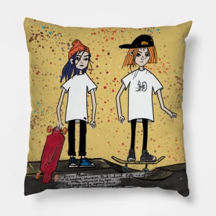 Skate Girls Pillow