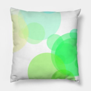 Colorful Circle Abstract Background Design Pillow