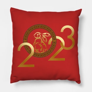 2023 Chinese New Year Yin Yan Year of The Rabbit Zodiac Pillow