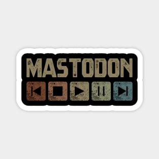 Mastodon Control Button Magnet
