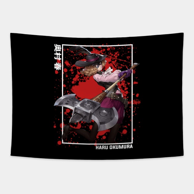 Haru Okumura Persona 5 Tapestry by Otaku Emporium