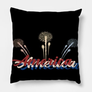 America *Fireworks* Pillow